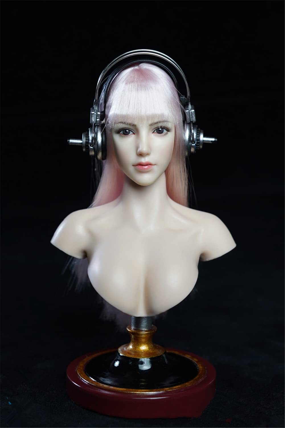 Sculpture de tête féminine 1/6 figurine action 30 cm cosplay AMITD maquillage F