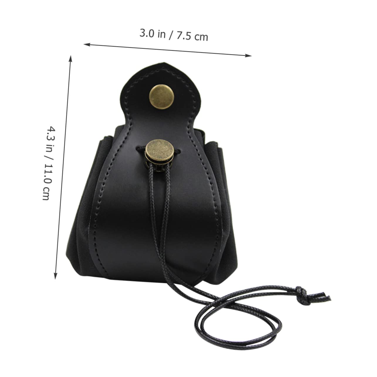 Garneck 4 Pezzi Custodia Per Dadi Viaggio Polvere Custodia Borsa e Vassoio Per Dadi Segnale Piccolo Sacchetto Di Perline Di Gioco Compatto Buste Gioco Marsupio Vassoio Pelle