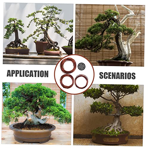 Sewacc 2 Sets Aluminum Wire Set Green Wire Metal Frame Green Plants Tree Training Wires Plant Training Wire Bonsai Training Cable Copper To Climb Brown Plant Climb Diy Kits #TOP7