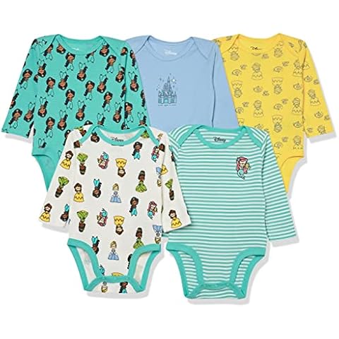 Amazon Essentials Princess Baby Girls' Bodysuits Pack Cover