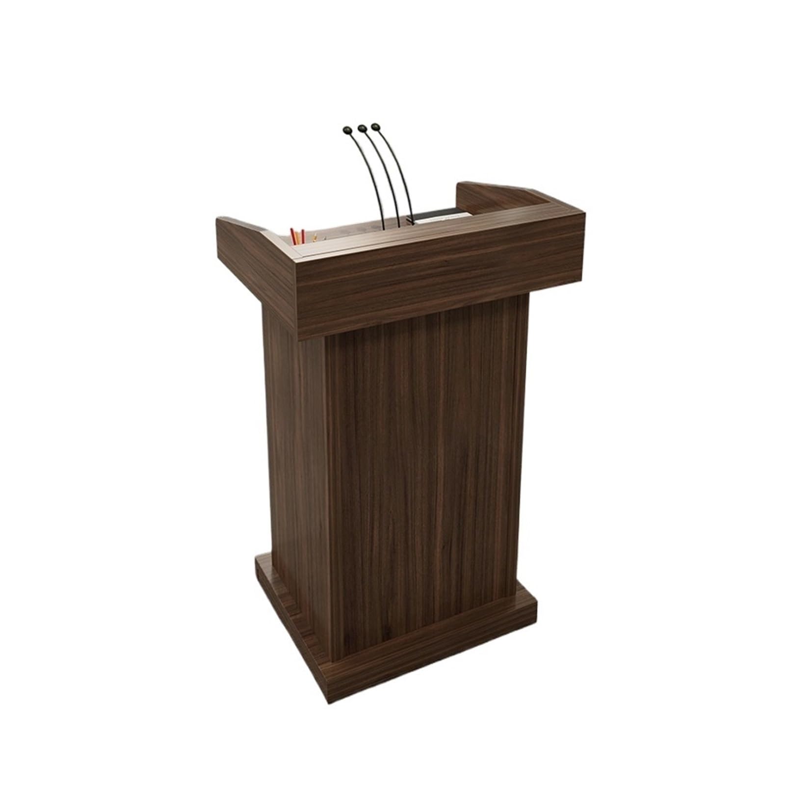 GLigeT Hosting Speech Podium Reception Desk for Auditorium, Classroom, and Conference Room Meeting(Bruin)