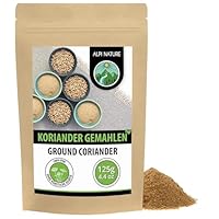 Alpi Nature Koriander gemahlen 125g, Koriandersamen gemahlen, Korianderpulver zum Kochen