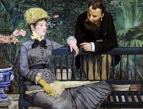 Toile dans le jardin d'hiver Manet affiche pour créer un salon chaleureux