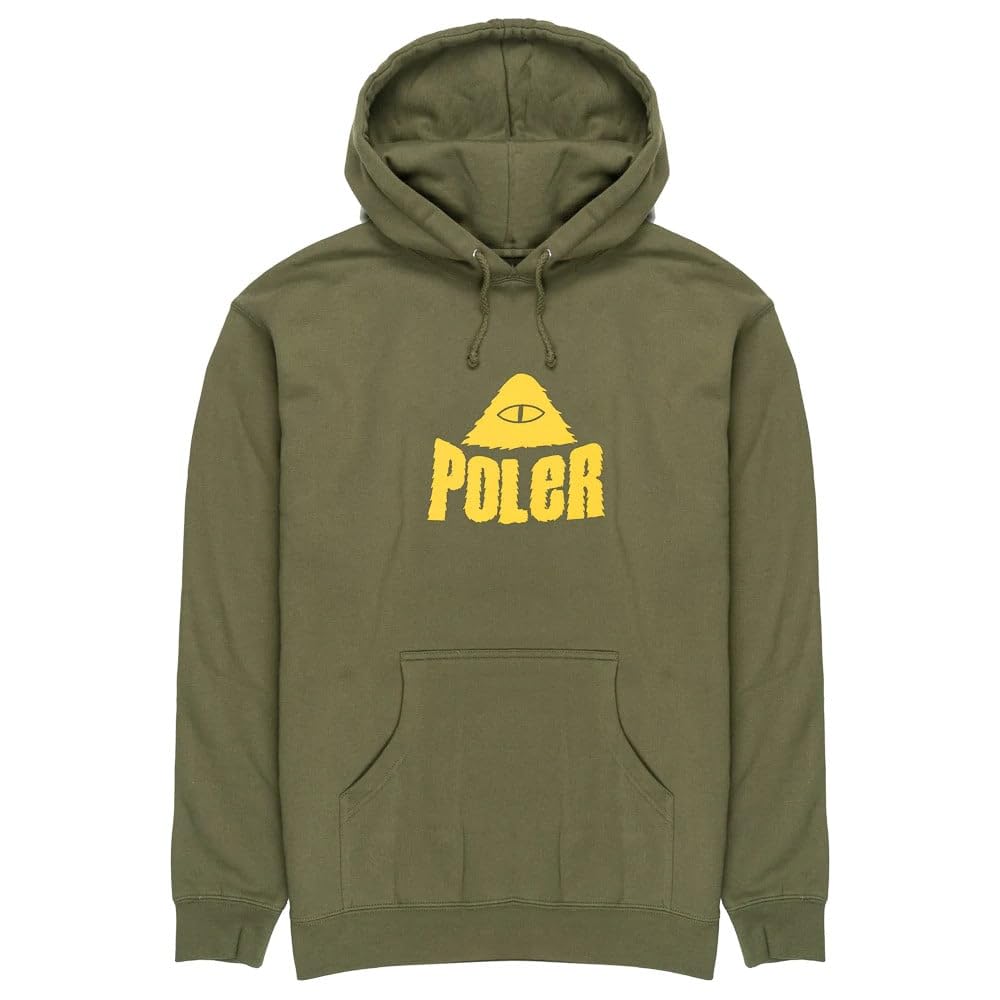 Poler Fuzzy Stuff Hoodie - Army Green - LG