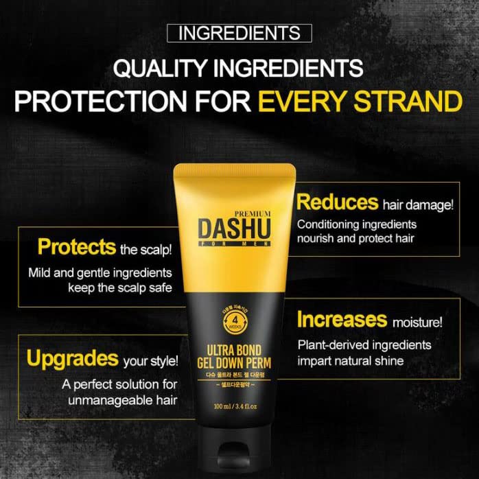 Dashu For Men Premium Ultra Bond Gel Down Perm 100 ml