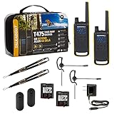 FRS radios - license free Easy Pairing With 22 channels and 121 privacy codes, totaling 2,662 combinations, it’s easy to find an available channel. Built-in flashlight Dual Power Weather Proof IPx4 NOAA Weather Radio and Alerts VibraCall Alert Batter...