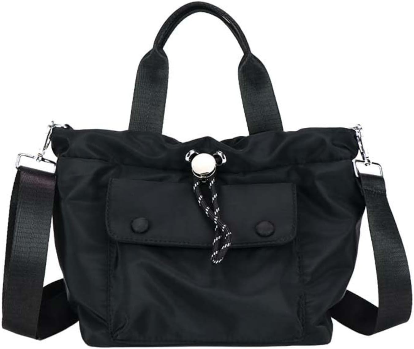 Women's Trendy Nylon Crossbody Bag - Versatile Small Tote Handbag with Adjustable Strap & Multi-Pockets for Travel