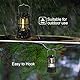 Flintronic 2 Stück LED Campinglampe Tragbar, IPX4 Wasserdichte Camping Licht, Batteriebetrieben Campinglampe, Dimmbare COB-Helligkeit & 3 Lichtmodi, für Outdoor, Nachtangeln, Garten, Notfall Ausfälle