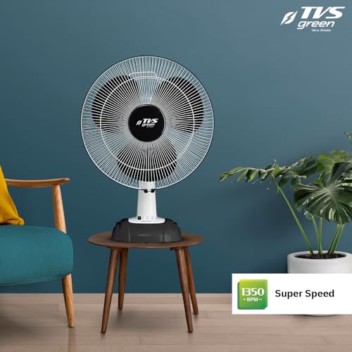 Image of Zesto Table Fans 400mm | Energy Efficient Portable Fan | 3 Years Warranty | Runs 25 hours on 1 unit of Electricity | Black