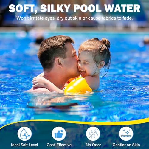 T-9 Salt Cell for In-Ground Swimming Pool Chlorination System Compatible with Hayward W3T-Cell-9 TurboCell Salt Chlorinator T-Cell-9, T-CELL-9-SWP Salt Systems, Up to 25,000 Gallons