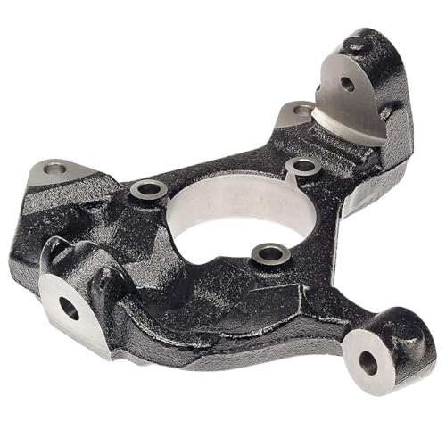 Image of Detroit Axle - RWD Front Left Knuckle Kit for 2007-2013 Chevrolet Silverado 1500 Avalanche GMC Sierra 1500, 2007-2014 Suburban Yukon XL 1500 Tahoe Escalade ESV Steering Knuckle, Wheel Bearing Hub