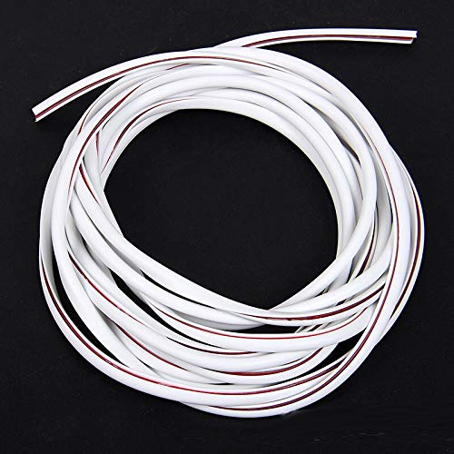 Auto Snap Car Door Edge Guards U Shape Edge Trim Rubber Seal Protector Guard Strip Car Protection Door Edge Fit for All Cars White
