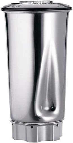 Hamilton Beach 6126-250S - Contenedor de acero inoxidable, color plateado