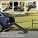 PawHut Folding Dog Ramp for Car, Truck, SUV, 61 Inches Portable Pet Ramp with Frosted Surface, Non Slip with Raised Side Rails