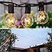 Upook Outdoor String Lights G40 Globe Patio Lights 25 Ft 27 Clear Bulbs (2 Spare) Indoor Commercial Decor Outdoor Lights Connectable Waterproof for Christmas Party Wedding Garden Porch Deck, Black…