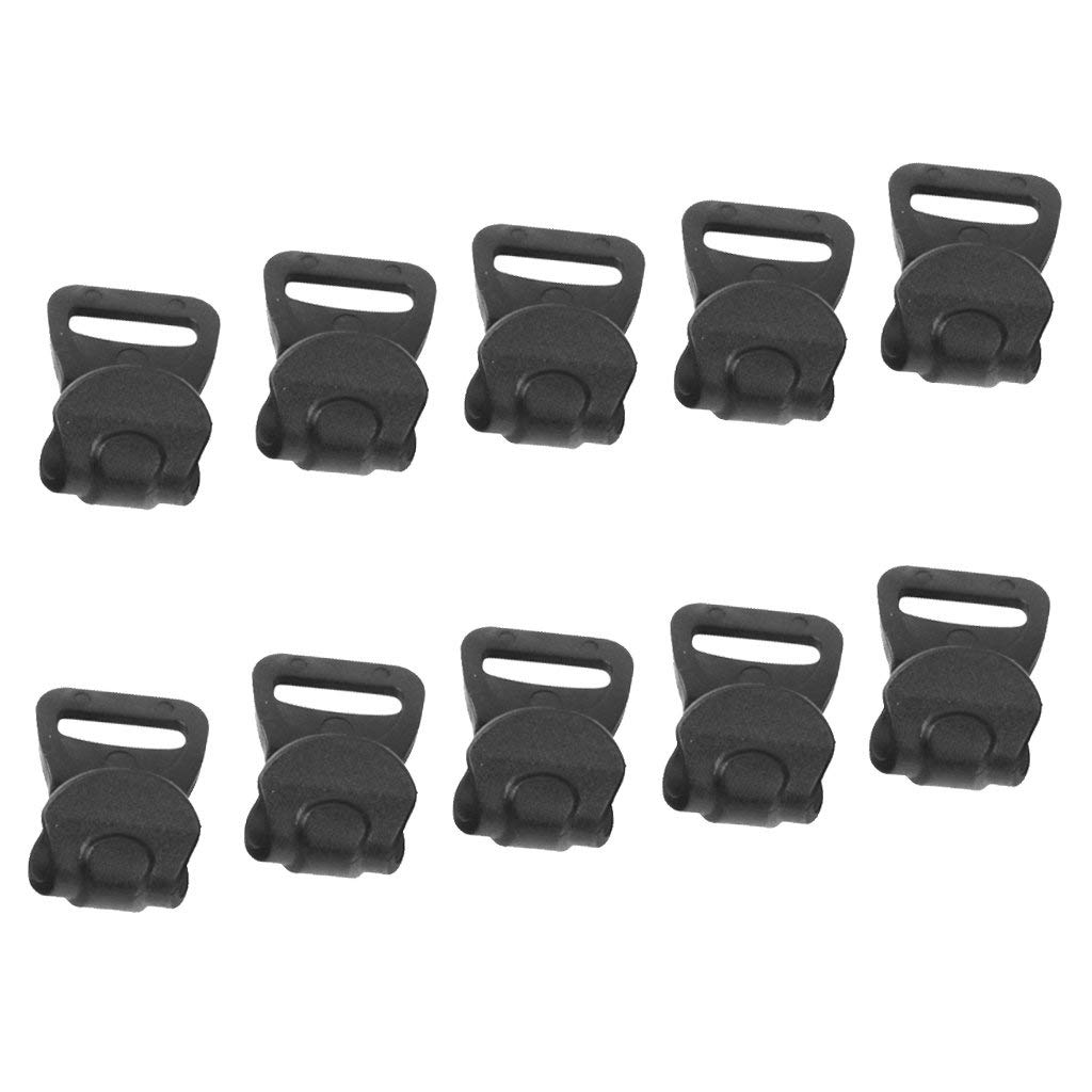 Plastikowe wewnętrzne haki namiotowe klipsy C do przyczepy kempingowej do namiotu namiotowego (10 szt.) (S)