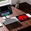 Japanese Samurai Gaming Mouse Pad for Laptop, Cool Anime Red Black Dragon Mousepad, Computer Pad for Player Office, 9.5 X 7.9 Inch - Image 5