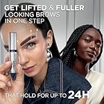 L'Oreal Paris Infallible Up To 24H Wear Brow Lamination, Water-Resistant Longwear Eyebrow Gel Make Up, Clear/Transparent, 0.16 Fl Oz - Image 5