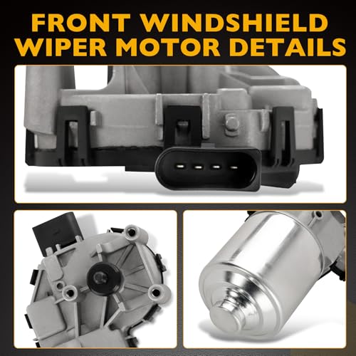 Image of Front Windshield Wiper Motor Compatible with Chevy Buick Chrysler Dodge Pontiac Saturn,Traverse Uplander Enclave Terraza 200 Cirrus Sebring Avenger Journey Acadia, Replace 68030272AA 12335832