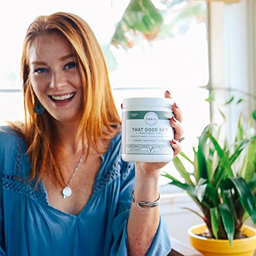 That Good Sh*T Prebiotic Powder, Vegan Fiber Supplement With Organic Acacia, Restore Gut Health & Balance Digestion, By Tonic #TOP7