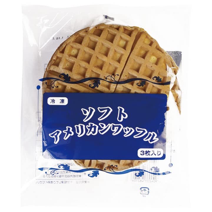 Amazon.co.jp: ソフト アメリカン ワッフル 80gx3枚 9387 : 食品・飲料
