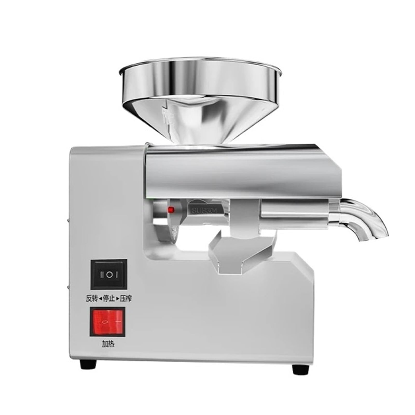 HCZKIUJY Automatic Oil Press Machine Commercial Home Hot Cold Expeller Various Seeds Smart Extractor Intelligent Temperature Control