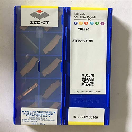 Buy ZTFD0303MM YB9320 original ZCC carbide insert milling insert 10pcs