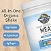 Garden of Life Meal Replacement Shakes, Raw Organic, Vanilla Protein Powder with Plant Based Pea Protein, Sprouts, Greens, Probiotics, Dairy Free 14 Servings