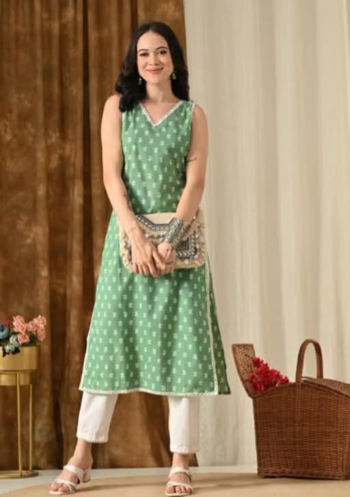 Image of Floral Printed Kurta, Full Sleeve