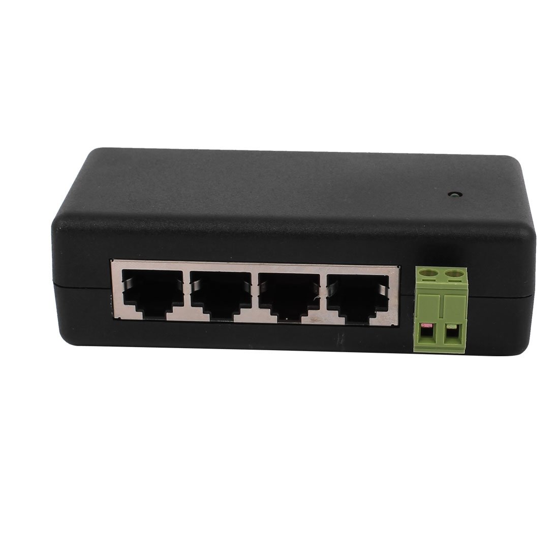 Aexit Cztery rozdzielacze DC5V POE 4 porty LAN POE Skrzynka zasilająca Ethernet dla zestawu kamery IP(DC5V quatre séparateurs POE 4 LAN POE Ports Kit Ethernet boîtier alimentation