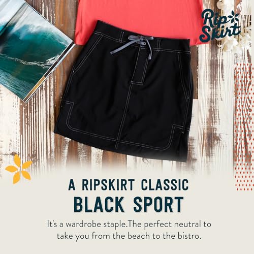 RipSkirt Hawaii Sport Skirt with Pockets - Athletic Skirt with Sporty Tie and Velcro Fly Closure, Beach and Travel4