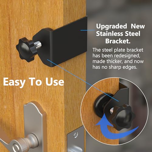 Image of Blink Doorbell Mount,New Upgrade Anti-Theft Doorbell Mount for All Blink Video Doorbell (1st&2nd）, No-Drill Door Mount with Protective Case, No Block Sensor & Night Vision (Black)