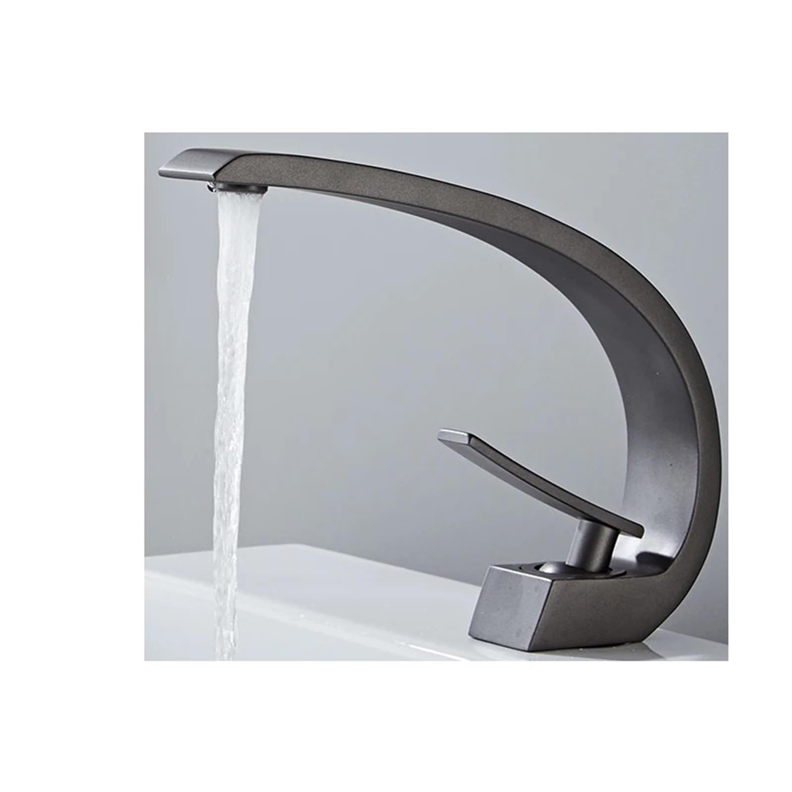 Basin Faucet Washbasin Bathroom Faucet Mixer Waterfall Hot and Cold Water Taps for Basin of Tap(Color-2)