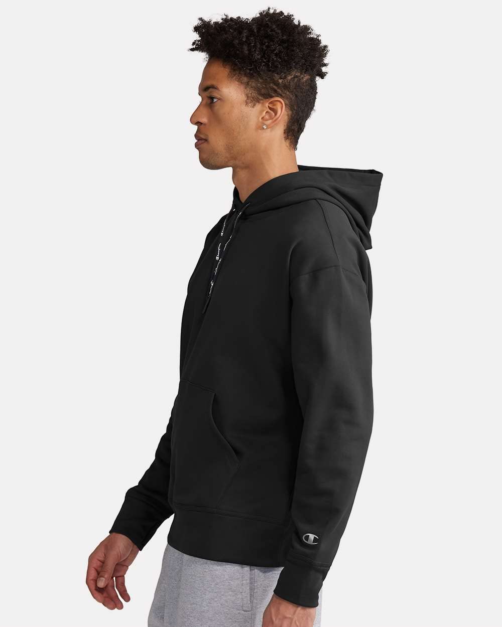 Champion Męska sportowa bluza z kapturem, świeża oliwka, XXL, Świeża oliwka, XXL