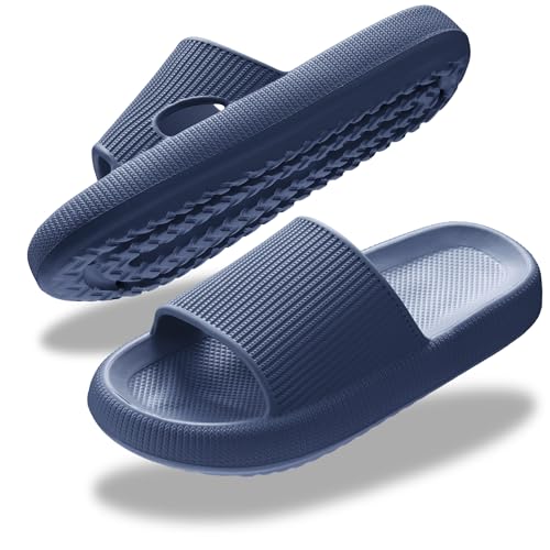 Donpapa Badeschuhe Damen Herren Weich Hausschuhe rutschfest Badeschlappen – Ansicht 1