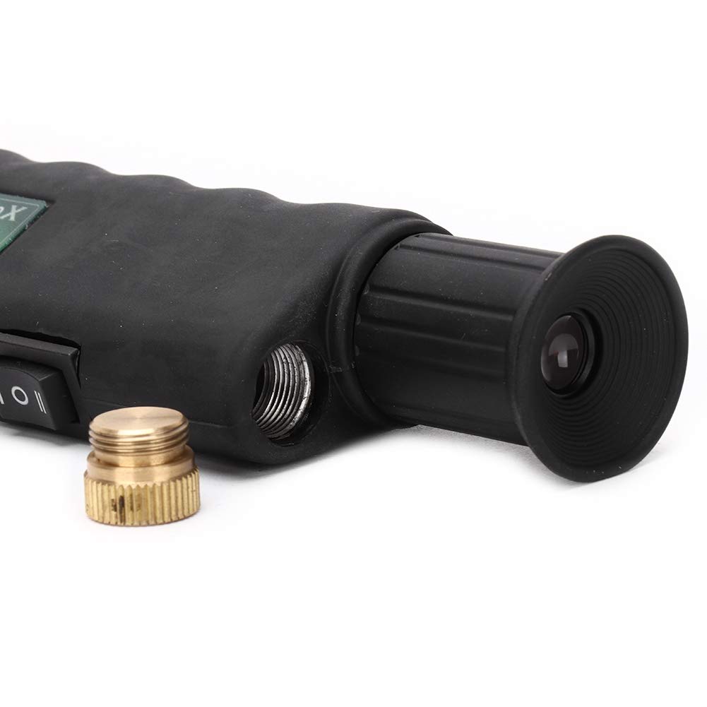 Microscopio Ottico Portatile A Fibra 200x 400x Mini Microscopio Portatile Per Ispezione Con Adattatori Da 25 Mm E 125 Mm Per Lispezione Delle Terminazioni Delle Fibre Illuminazione Coassiale