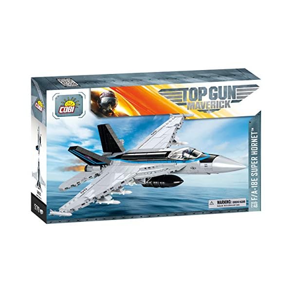 Cobi GmbH 5805 58050 Top Gun F/A-18e Super Hornet Limited Edition, Silber – Bild 3