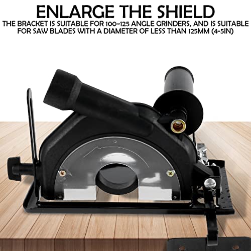 Upgraded Angle Grinder Stand, Adjustable Hand Angle Grinder Converter To Cutter Bracket, Professional Cutting Machine Woodworking Table Tool For 100-125 Angle Grinder #TOP5