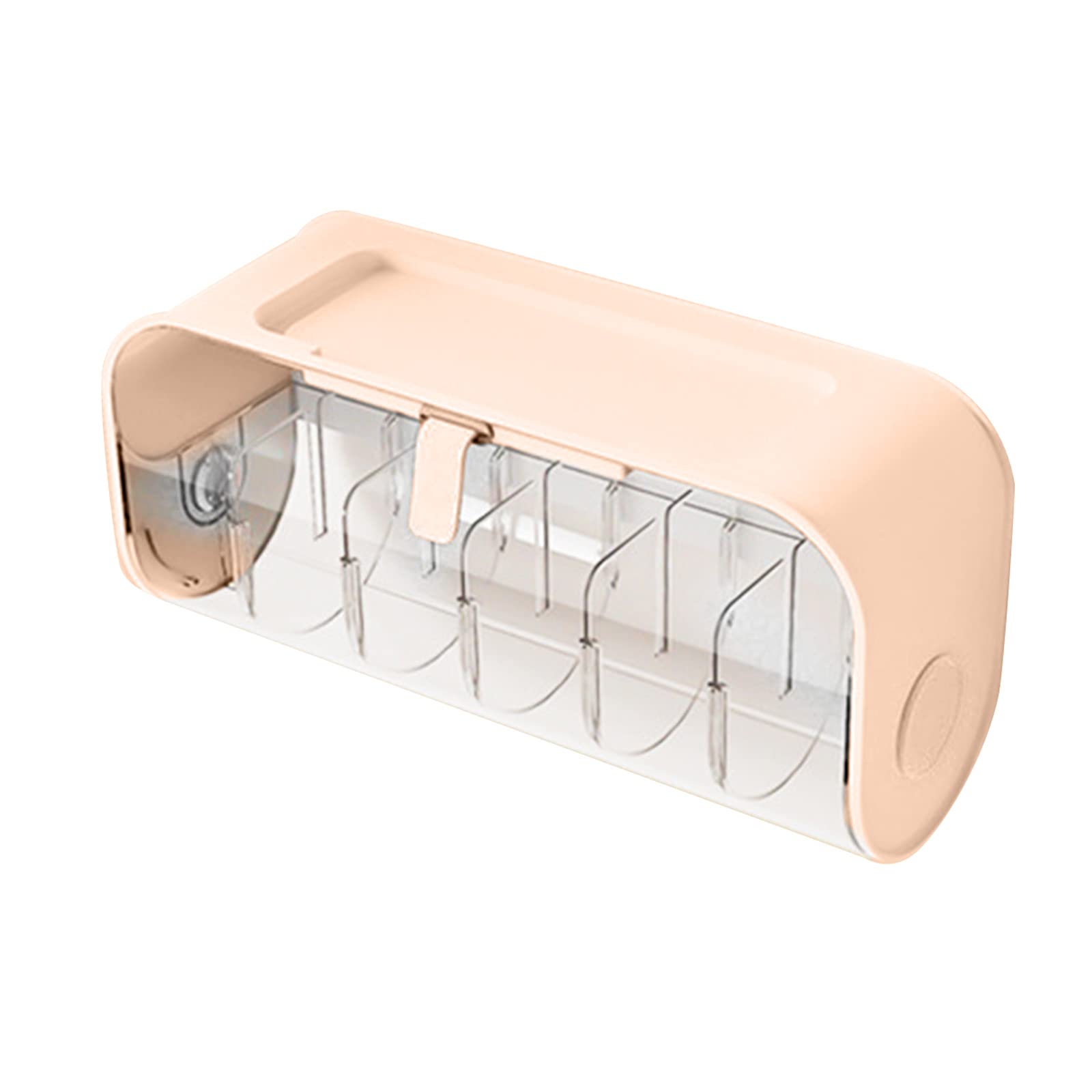 carotoe Closet Organizer Wall Mounted Underwear Storage Box Clear Dustproof Drawer Organizers for Clothes Socks Underwear Ties Closet Bra Holder Switchable Drawer Organizers