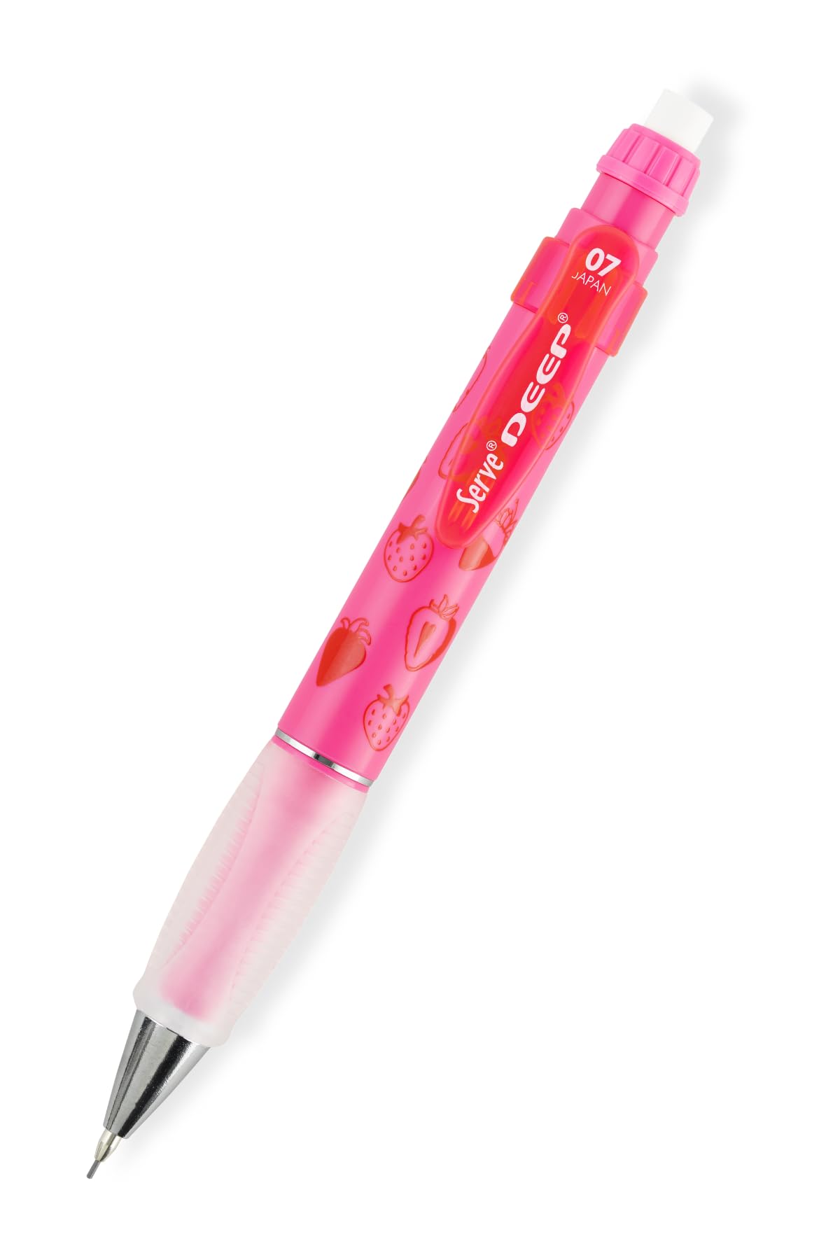 SERVE DEEP MEKANIK KURSUN KALEM 07MM FOS PEMBE CİLEK