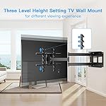 FORGING MOUNT Long Arm TV Wall Mount for 42-90 Inch TVs up to 150 lbs, 36 Inch Extension Full Motion Articulating Wall Mount with Height Setting, Swivel and Tilt, VESA 600x400mm, 8"/12"/16" Wood Studs