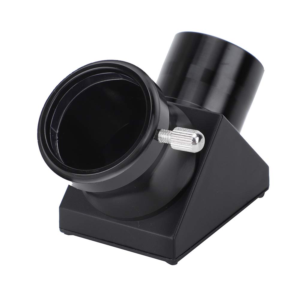 Teleskop Diagonalspiegel, 90 Grad aufrechtes Bildbetrachtungsadapter für astronomische Beobachtung, optisches Glas, 1,25 Zoll (31,7 mm) mit Staubkappe, 1 Stück