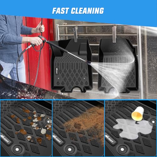 Image of Nilight TPE Floor Mats for Chevy Equinox EV Only 2024 2025 2026 | All Weather Custom Fit Heavy Duty Floor Liners