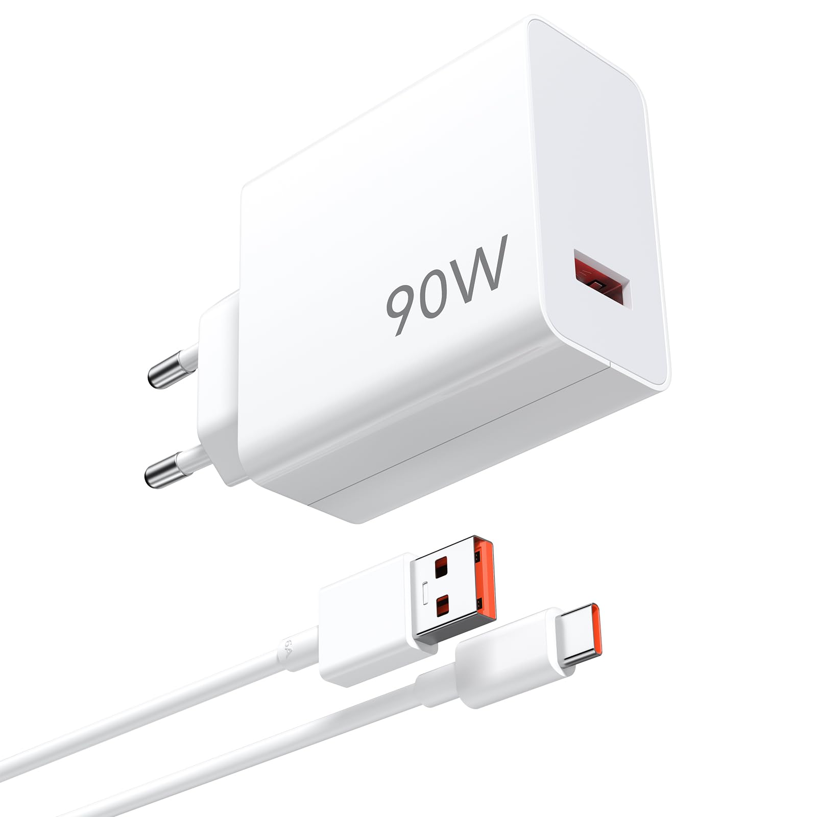 90W Fast Charger with USB C Cable 1m for Xiaomi 14 13 Ultra POCO X7 Pro F6 X4 5G, ACANDYA 67W 45W Turbo Charger for Redmi Note 13 14 Pro 5G 14T 13T POCO Pad M6 Mi 10T Lite