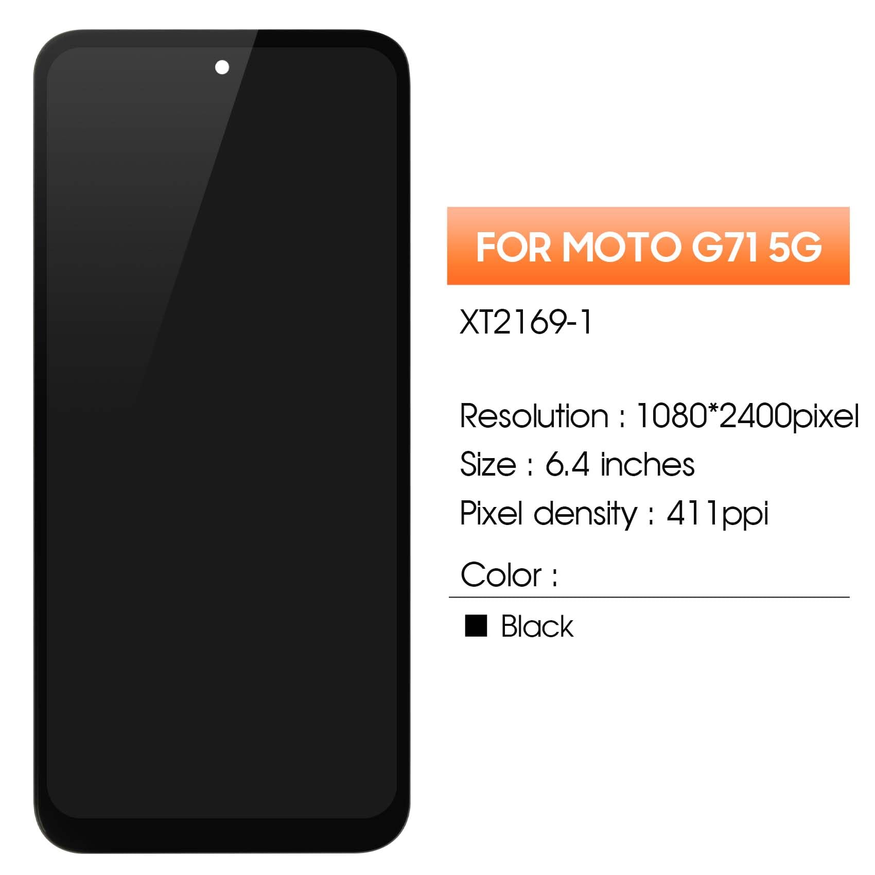 Kit Pantalla LCD De Repuesto Para Motorola Moto G41 XT2167-2 - Incluye Herramientas Y Protector De Vidrio