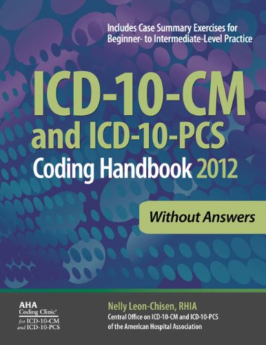 ICD-10-CM Coding Handbook, Without Answers, 2012 Revised Edition