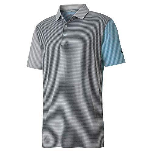 PUMA Golf 2020 Men's Cloudspun Multicolor Polo, Peacoat, Extra Large