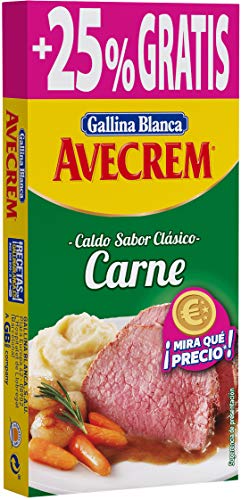 GALLINA BLANCA avecrem carne estuche 10 pastillas