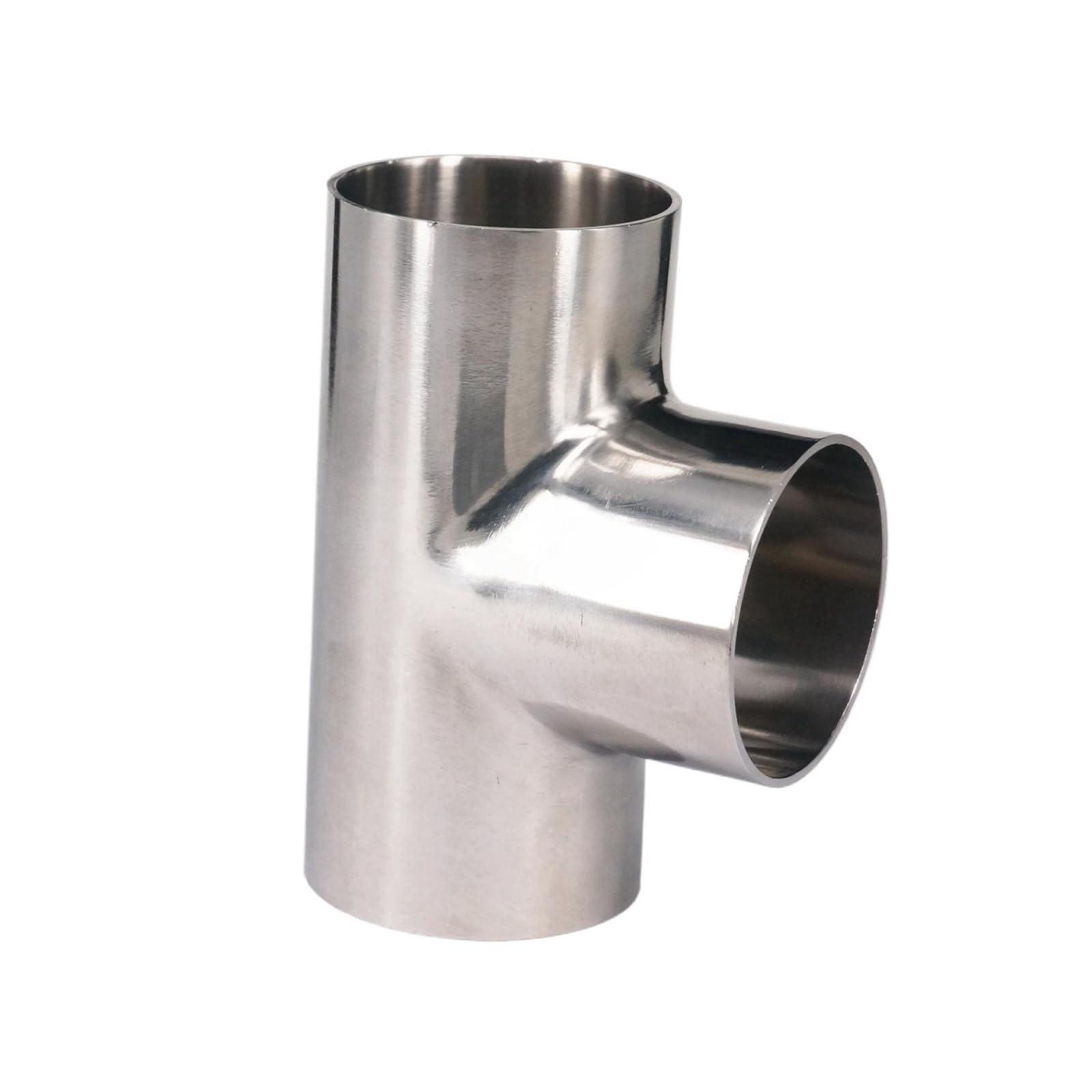 Fqhidmomx One Color 63Mm 2.5" O/D 304 Stainless Steel Weld Tee Connector Pipe Fitting Plumbing Fittings