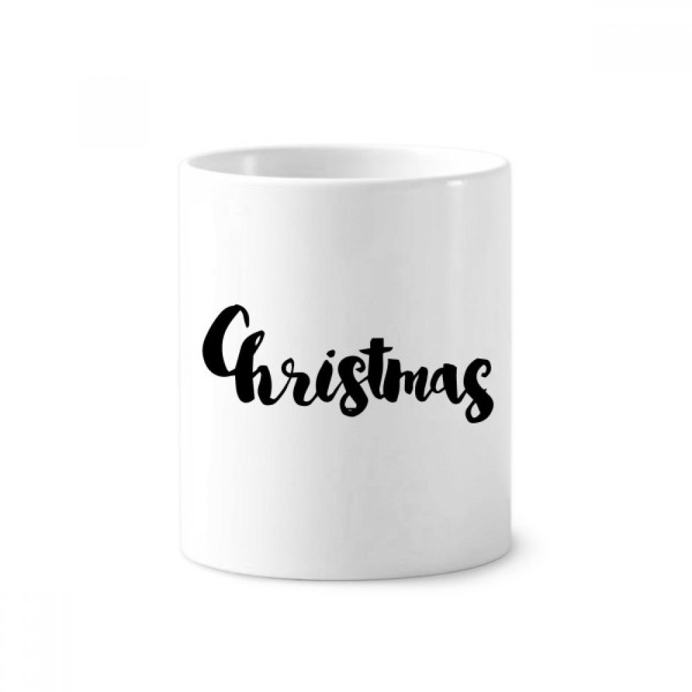 Porte-brosse à dents Noël élégant, idée cadeau déco céramique - 3